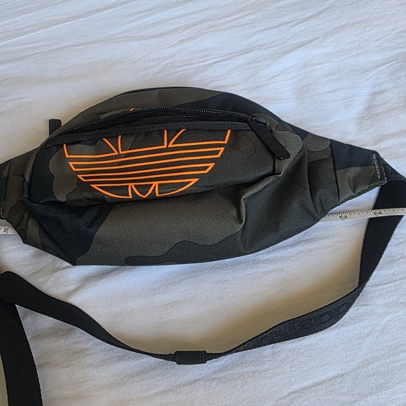 Adidas Camouflage Belt Bag - Black and Orange - Picture 9 of 9